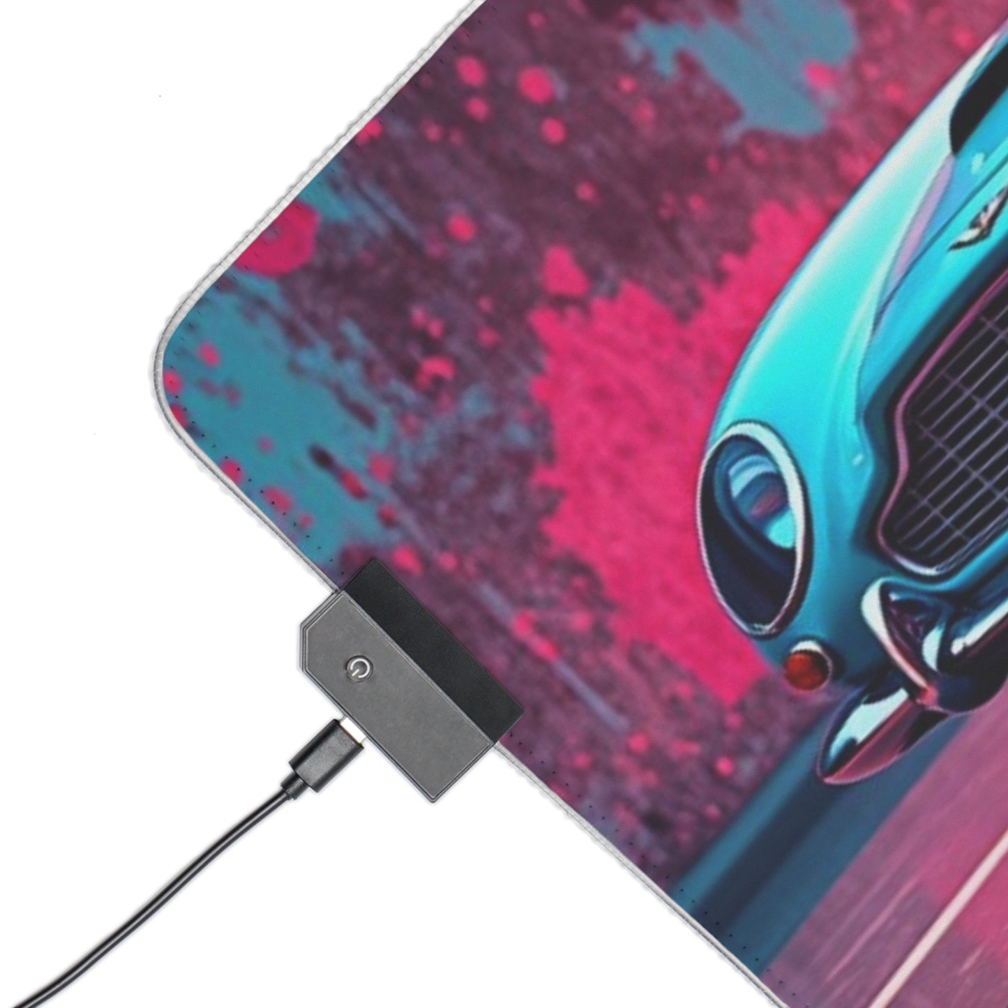 Classic Car Pop Art - LED Gaming Mouse Pad