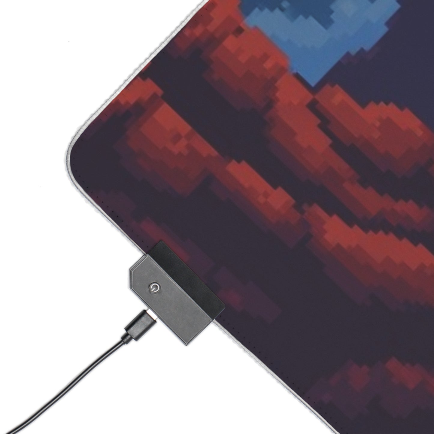 Cosy Camper Pixel Art - LED Gaming Mouse Pad