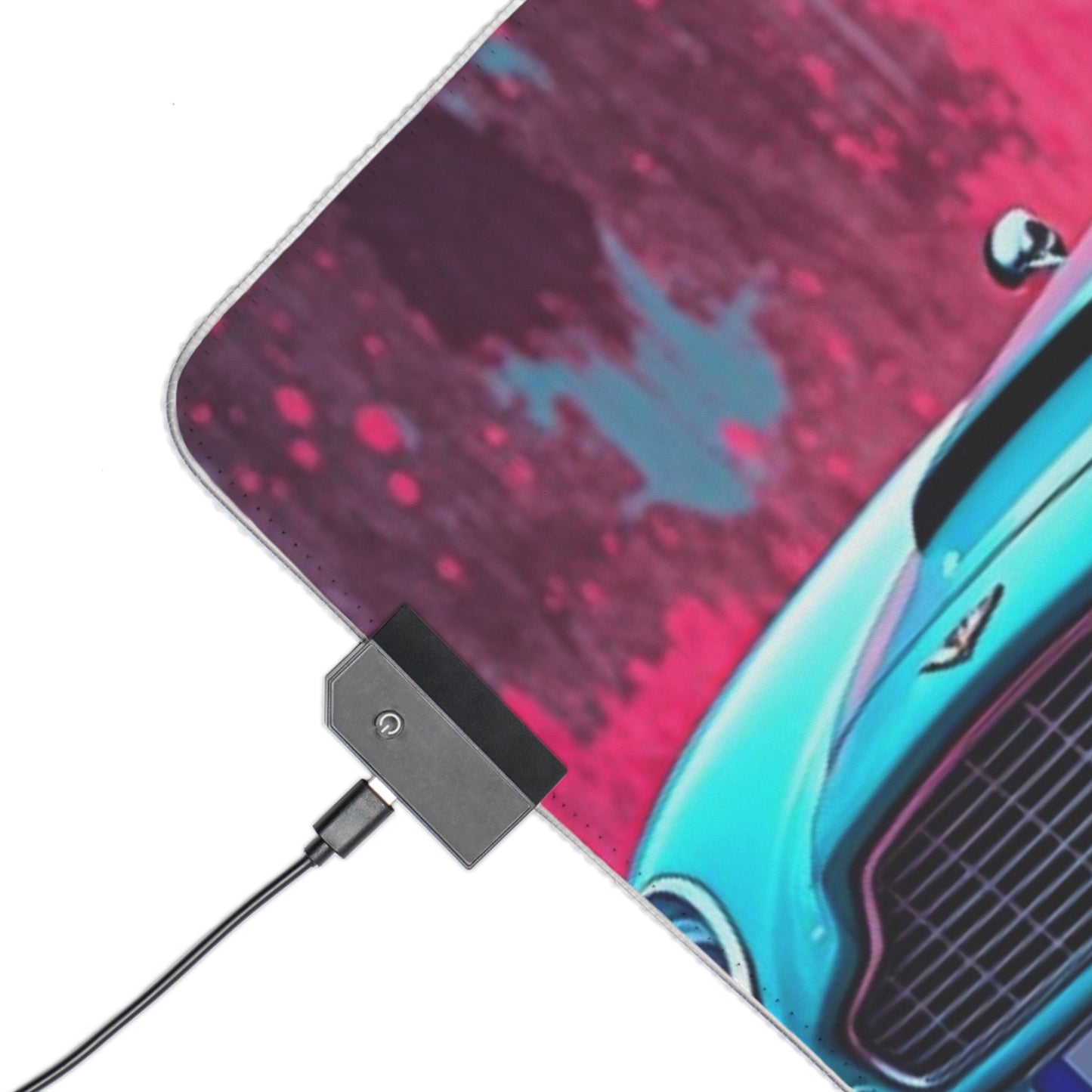 Classic Car Pop Art - LED Gaming Mouse Pad